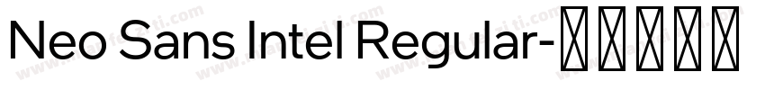 Neo Sans Intel Regular字体转换